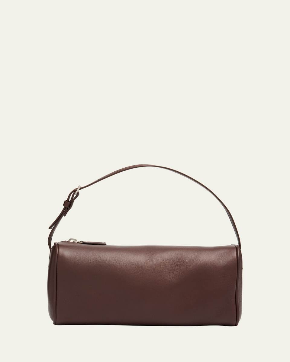 90s Top-Handle Bag in Silk Leather